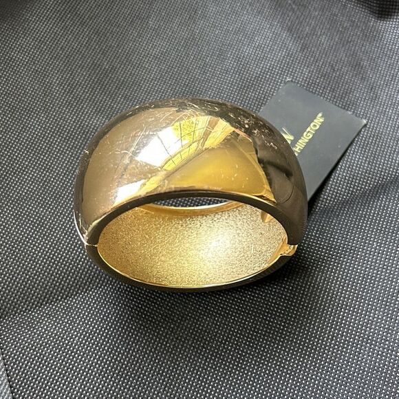 New Gold-Tone Bangle Bracelet - Picture 2 of 5